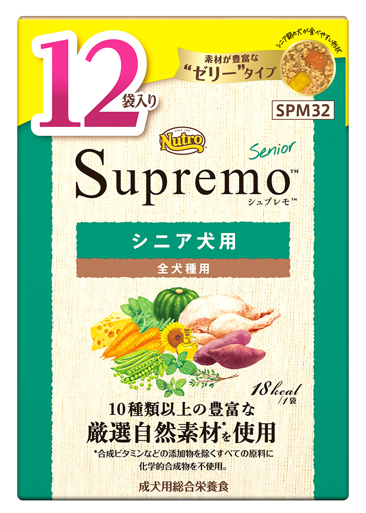 ニュートロ　シュプレモ　シニア犬用　ミニパウチ 12Pマルチパック